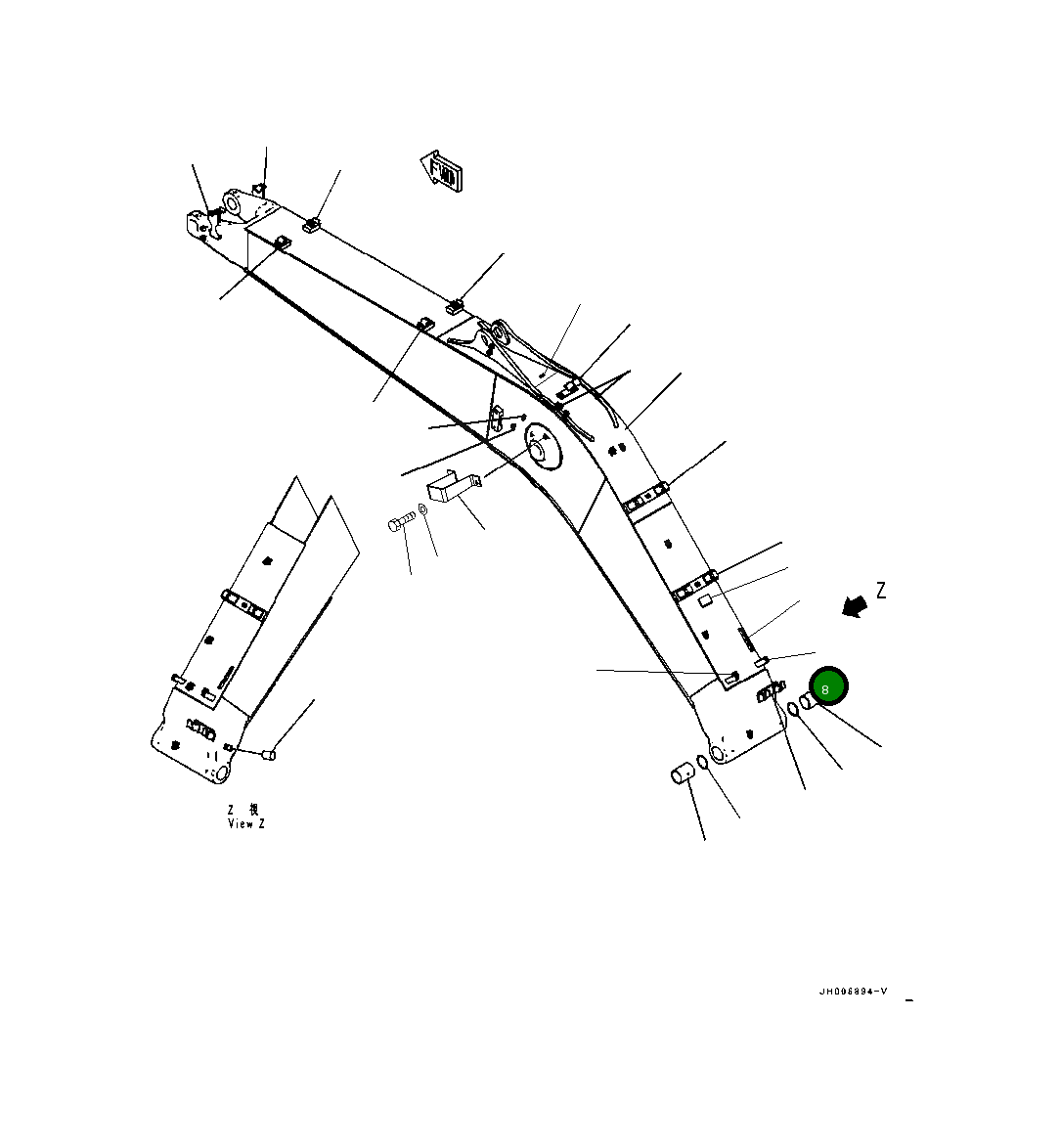 Пластина 20Y-62-B1020 Komatsu