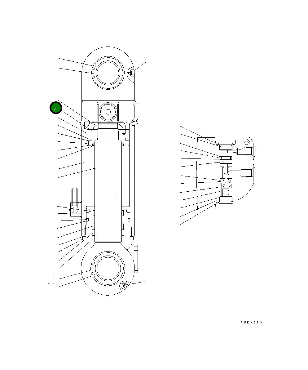 Поршень 20E-63-K5280 Komatsu