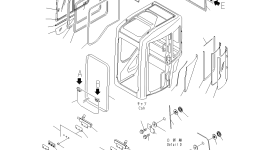 Стекло 22M-54-16420 Komatsu