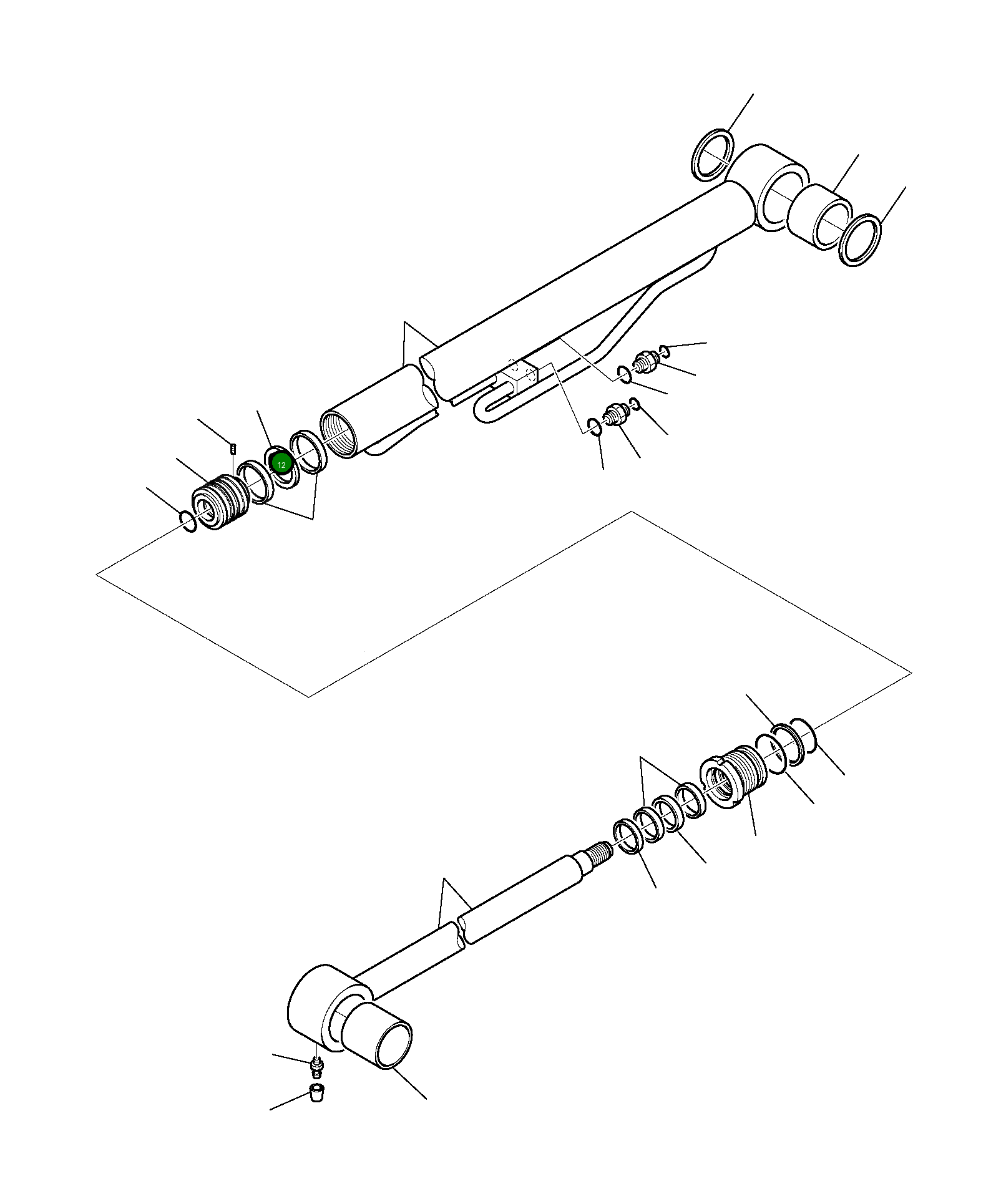 Прокладка FDT1217059 Komatsu