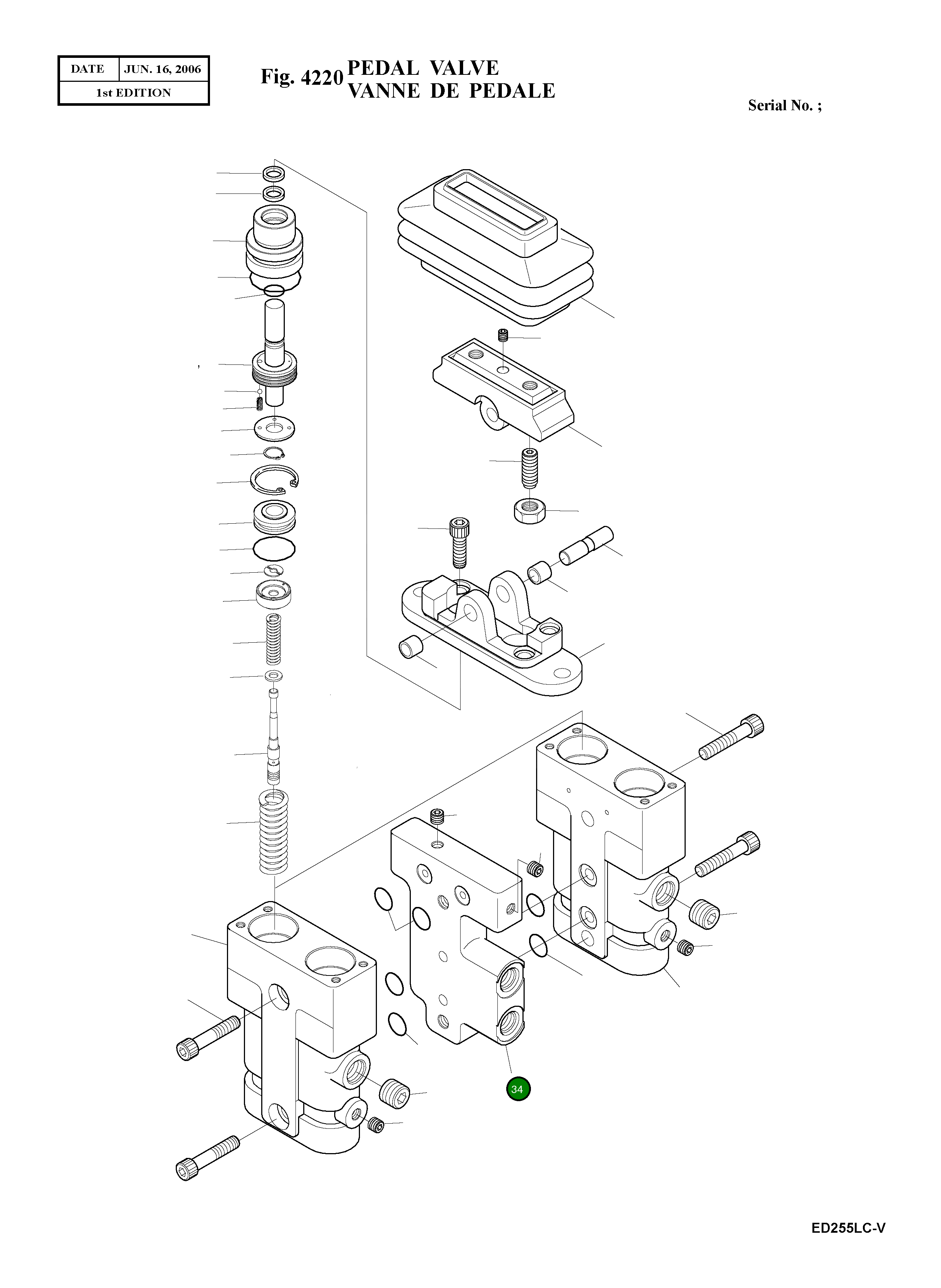 Проставка J98J1015 Komatsu