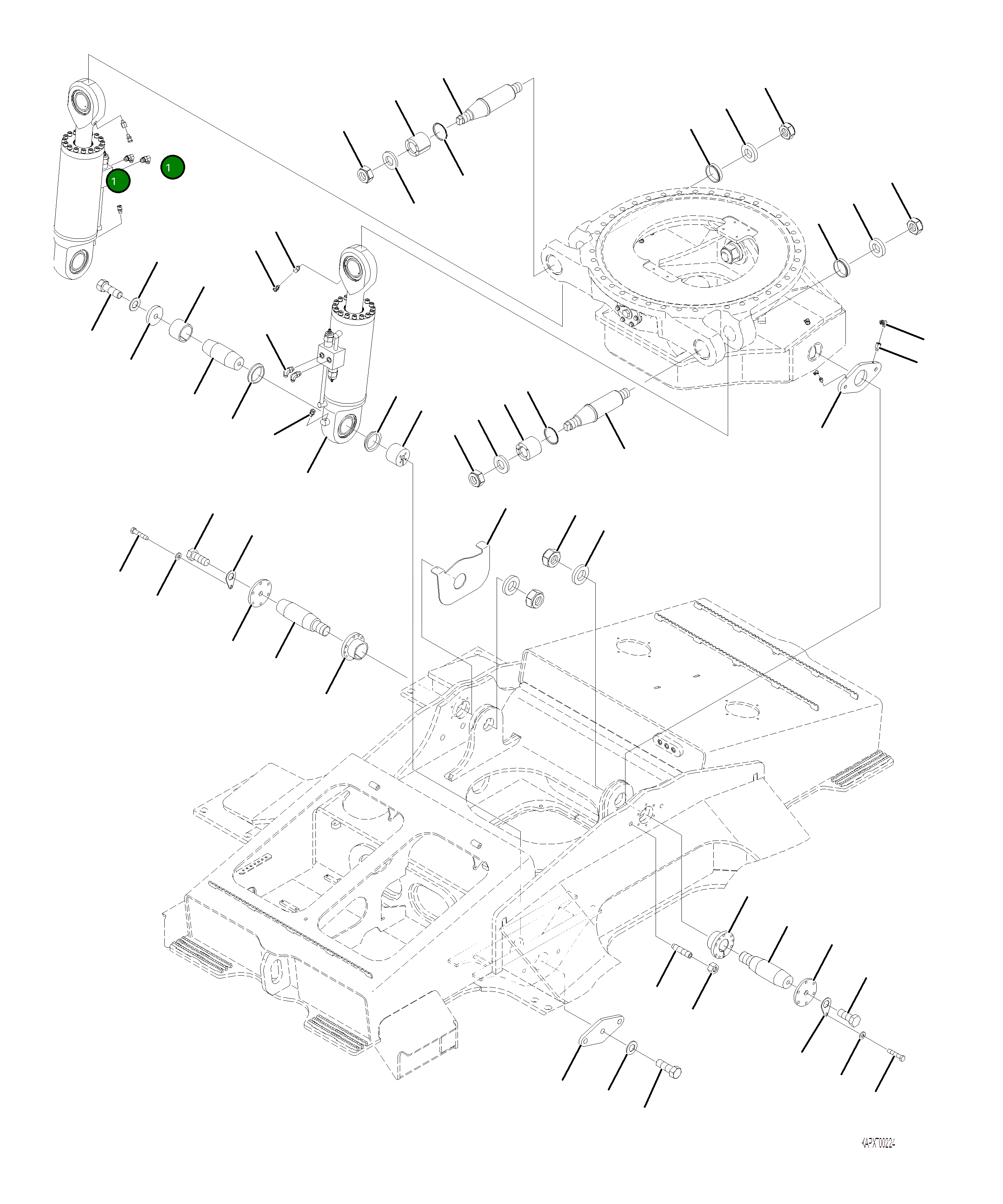 Проставка 4A1-30-21510 Komatsu