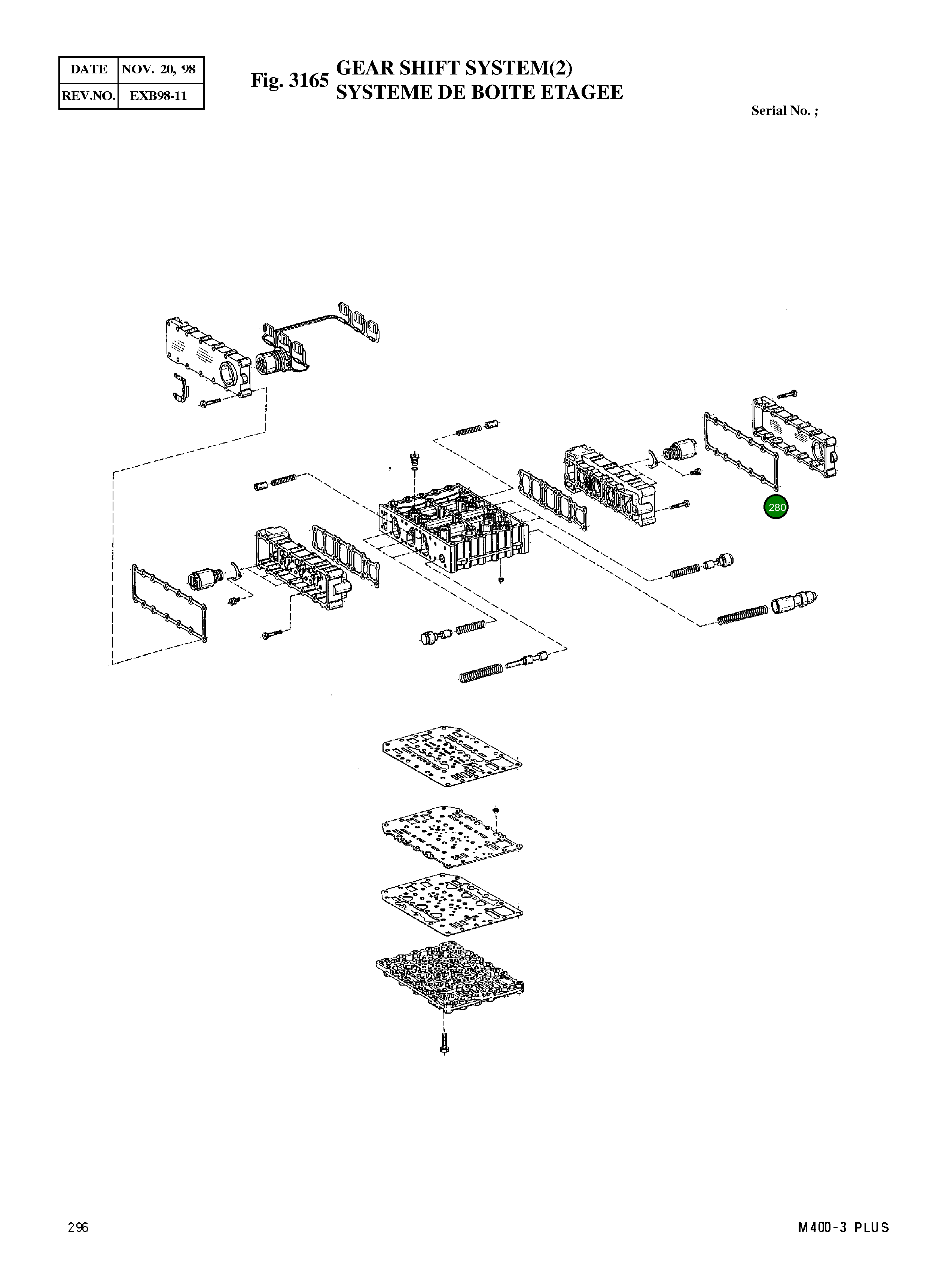 Прокладка 4656 306 064 Komatsu