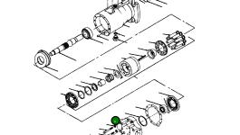 Пружинный хомут шланга 126 496 Komatsu