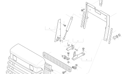 Пластина 423-54-H1240 Komatsu