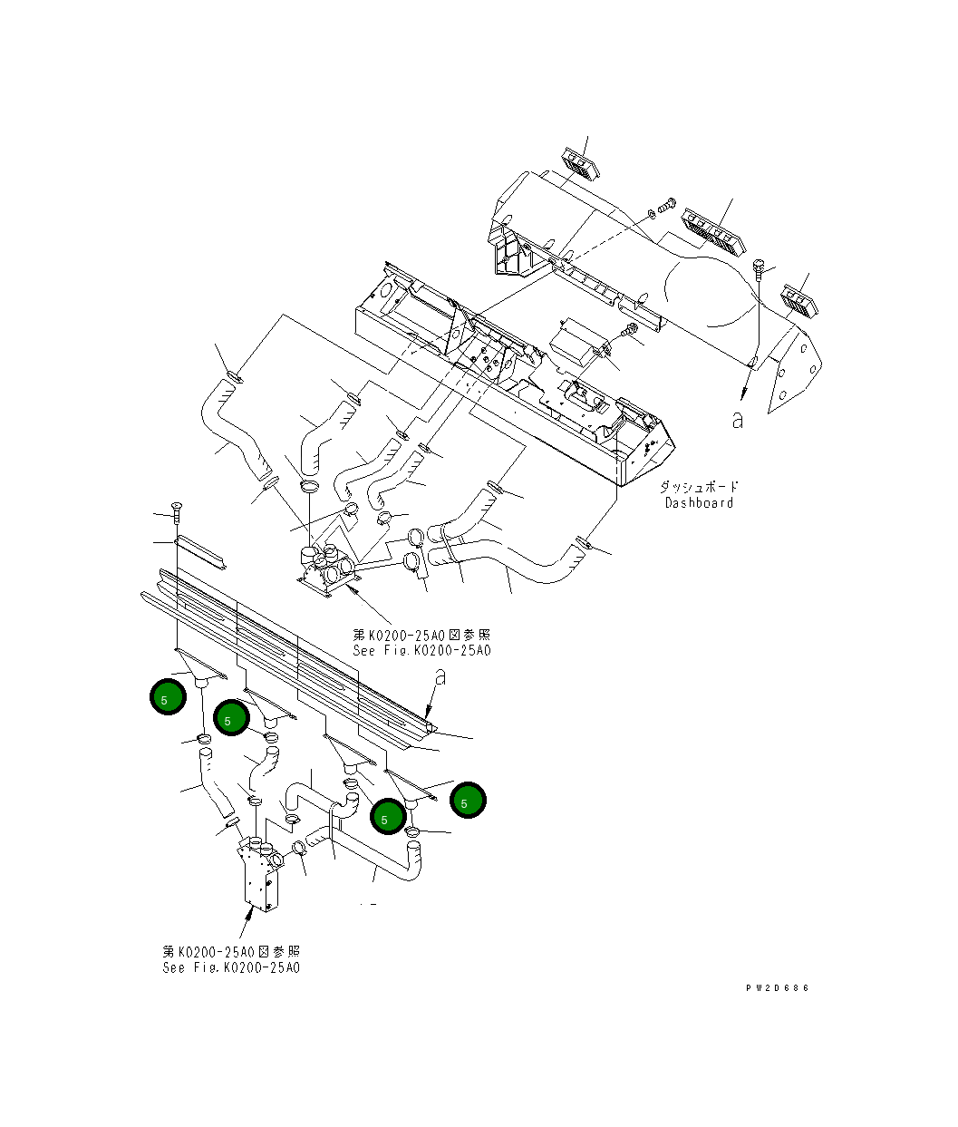 Распылитель 09486-20000 Komatsu