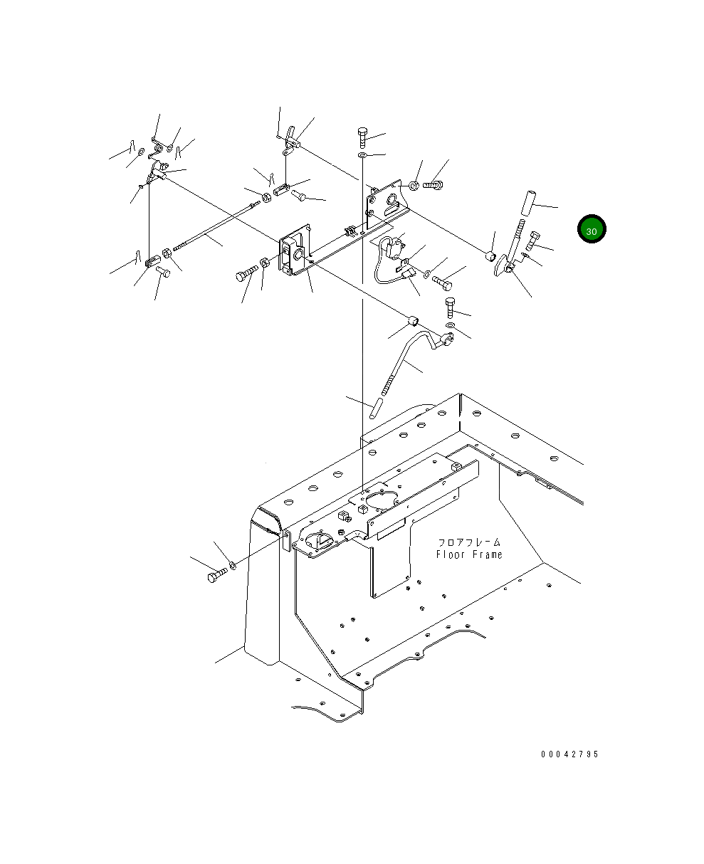 Ручка 22M-43-21470 Komatsu