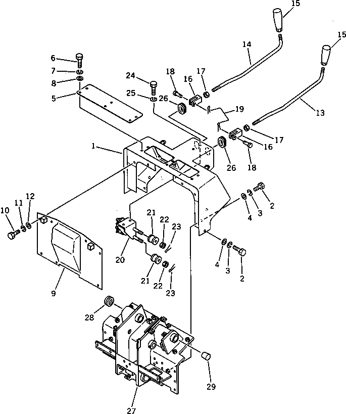 Панель приборов 144-54-61210 Komatsu