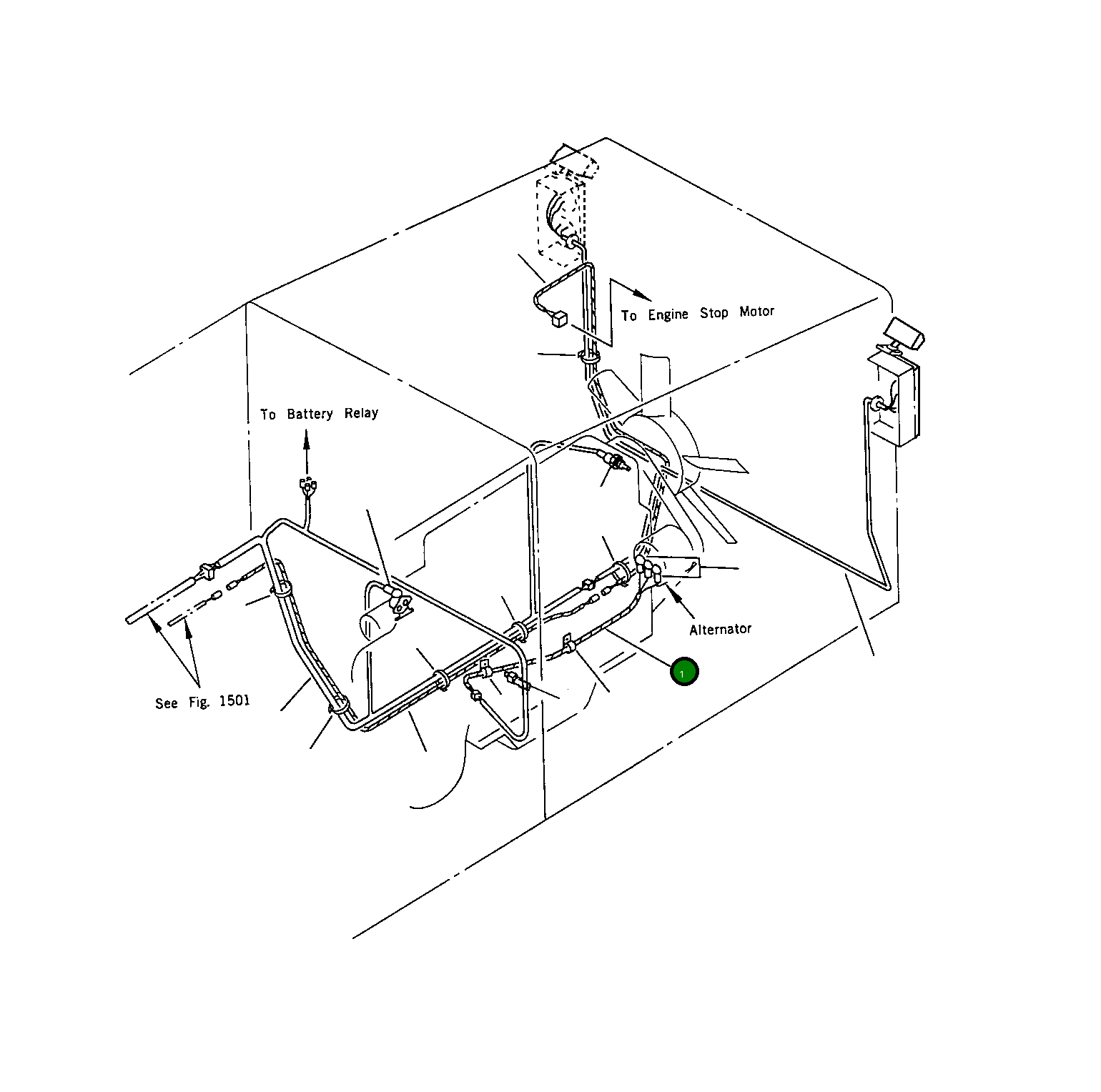Провод 23A-06-13150 Komatsu