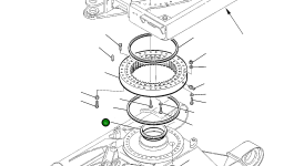 Проставка 21D-25-11130 Komatsu