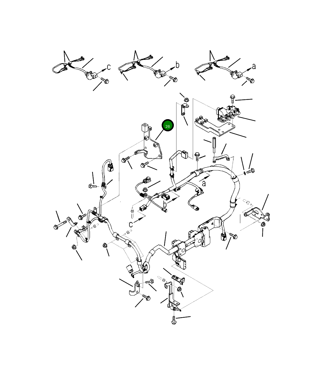 Распорка 6746-81-5210 Komatsu