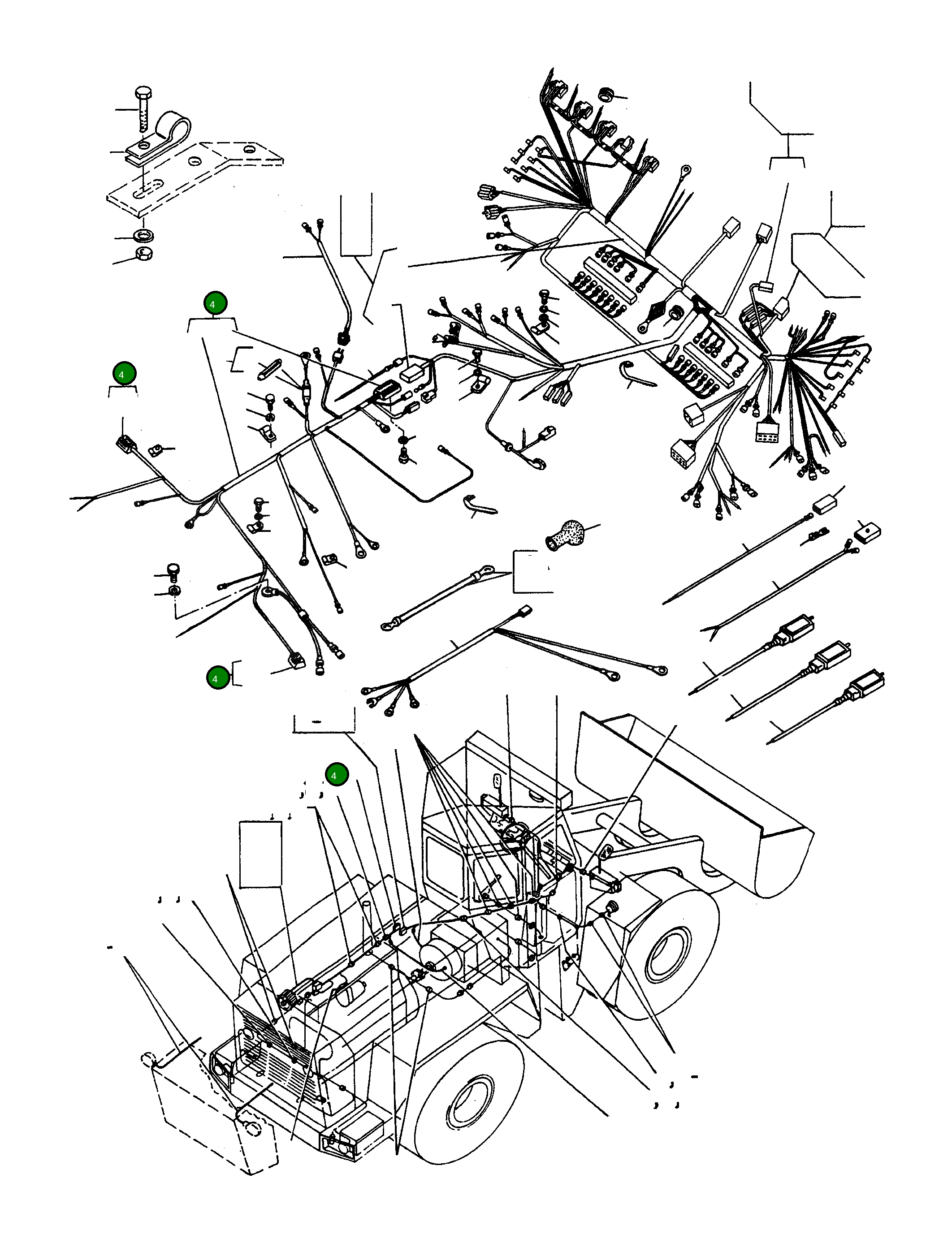 Провод 4004895M91 Komatsu