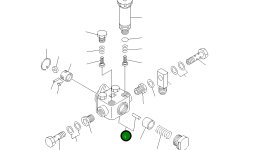 Подкачивающий насос, в сборе DK105235-1751 Komatsu