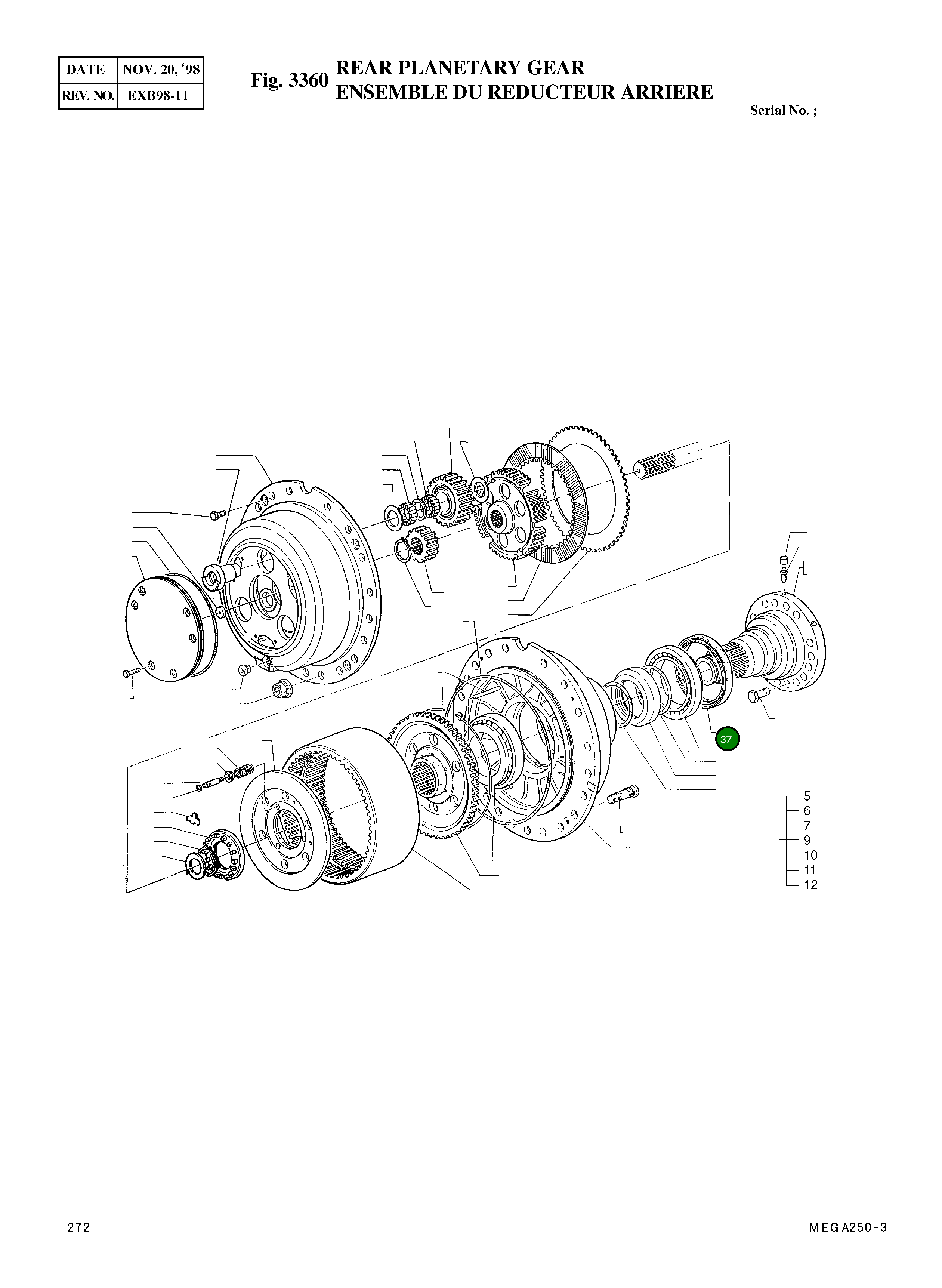 Прокладка 71526 Komatsu