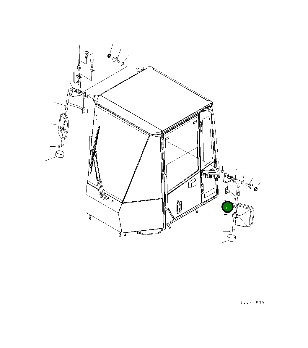 Стойка 418-54-34851 Komatsu