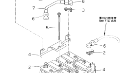 Полка 205-06-K1810 Komatsu