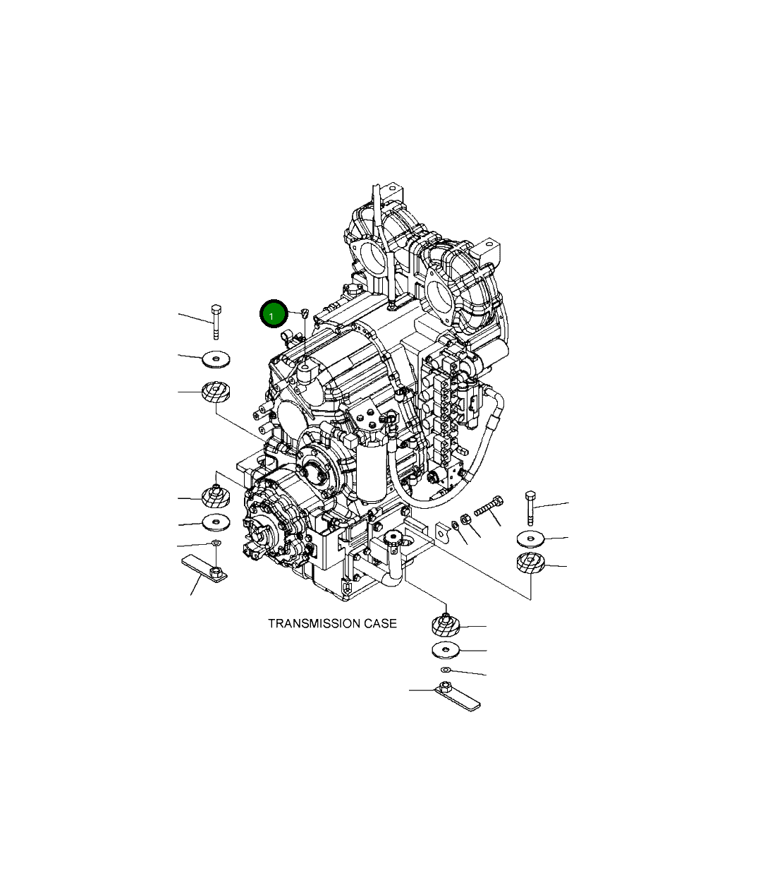 Пробка 07049-02460 Komatsu