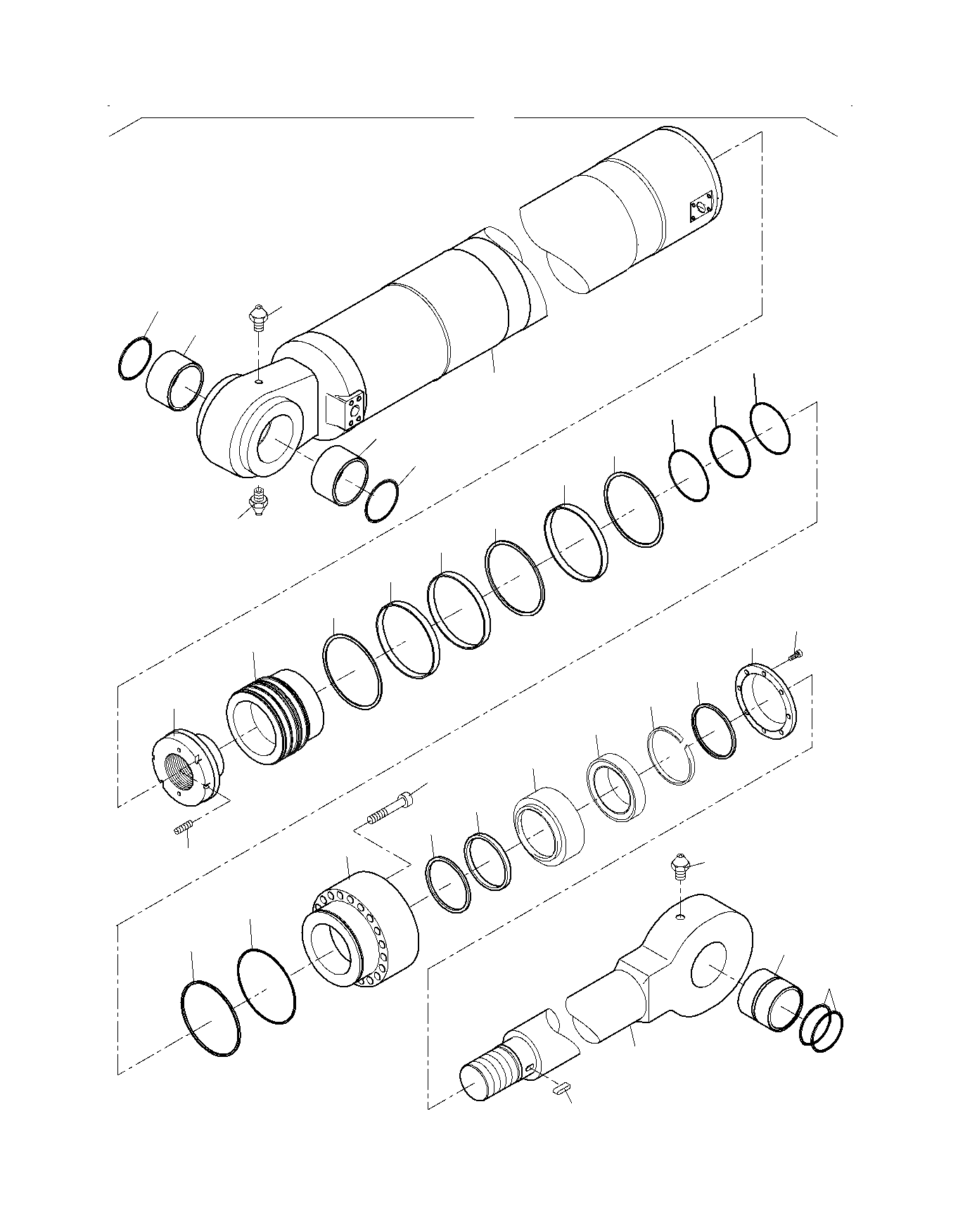 Уплотнение штока 7075122300 Komatsu