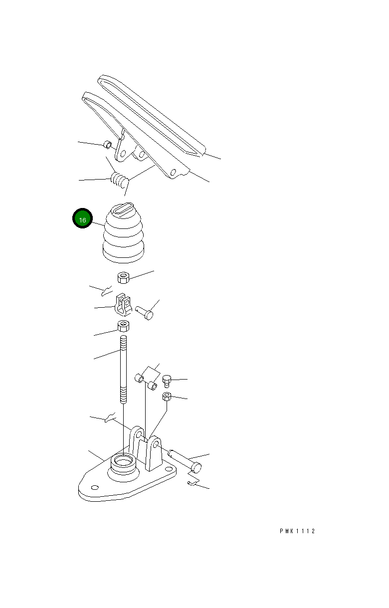Пыльник MY309-8006-40 Komatsu