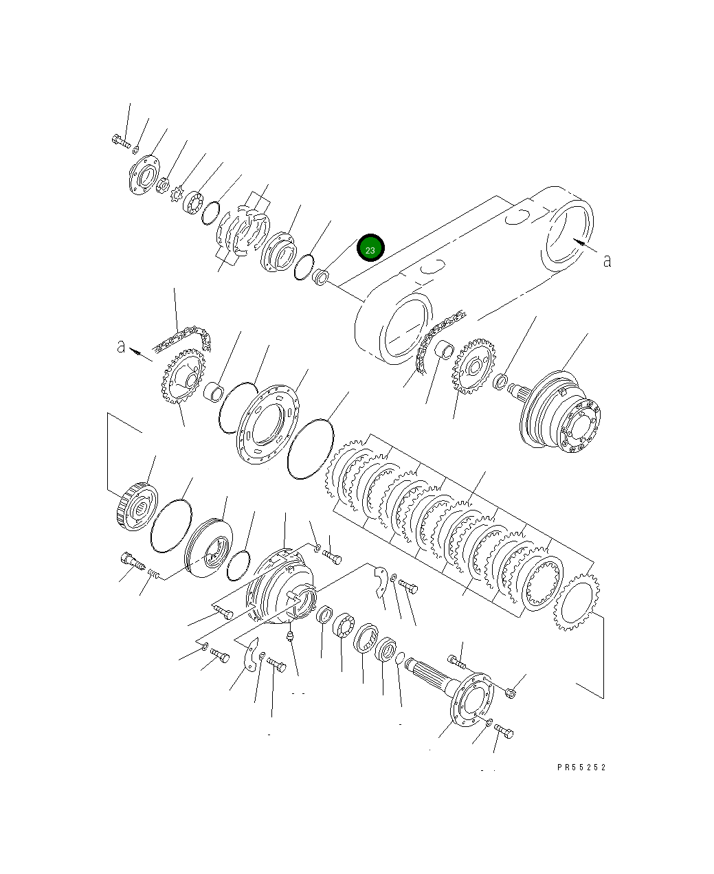 Проставка 234-25-31250 Komatsu