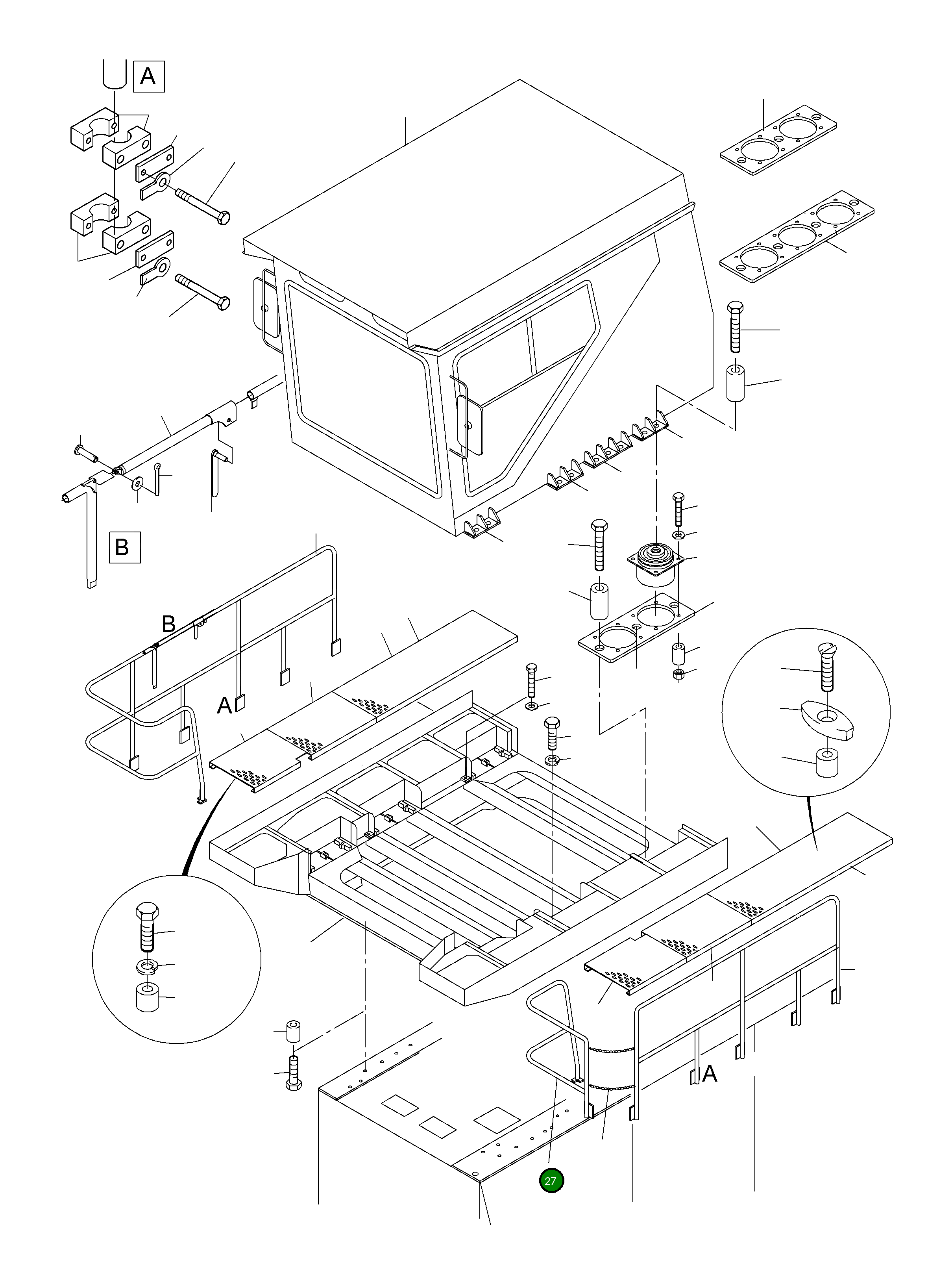 Рельс 945 089 40 Komatsu