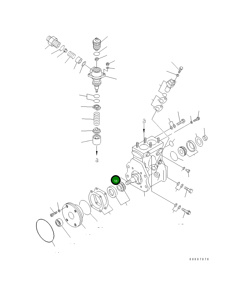 Распределительный вал ND094191-0500 Komatsu