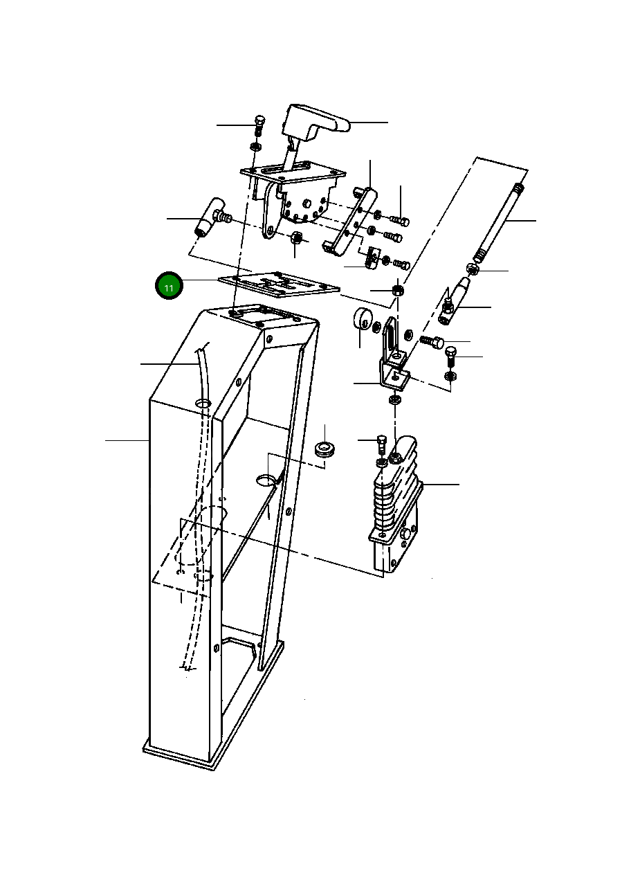 Прокладка 1286 506 H1 Komatsu