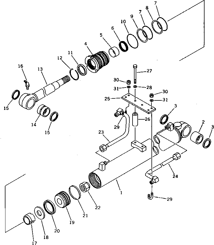 Втулка 707-88-12360 Komatsu