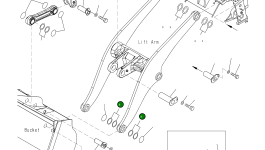 Регулировочная прокладка 421-70-41380 Komatsu