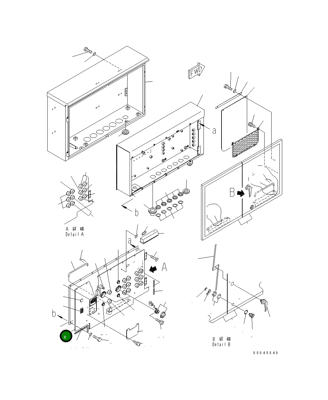 Панель 8295-06-1145 Komatsu