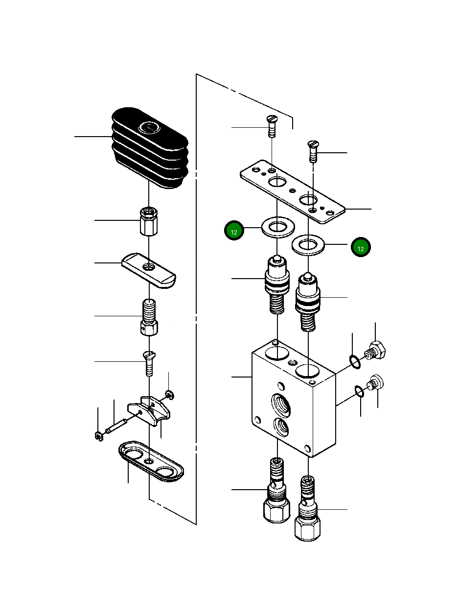 Прокладка 1430 649 H1 Komatsu
