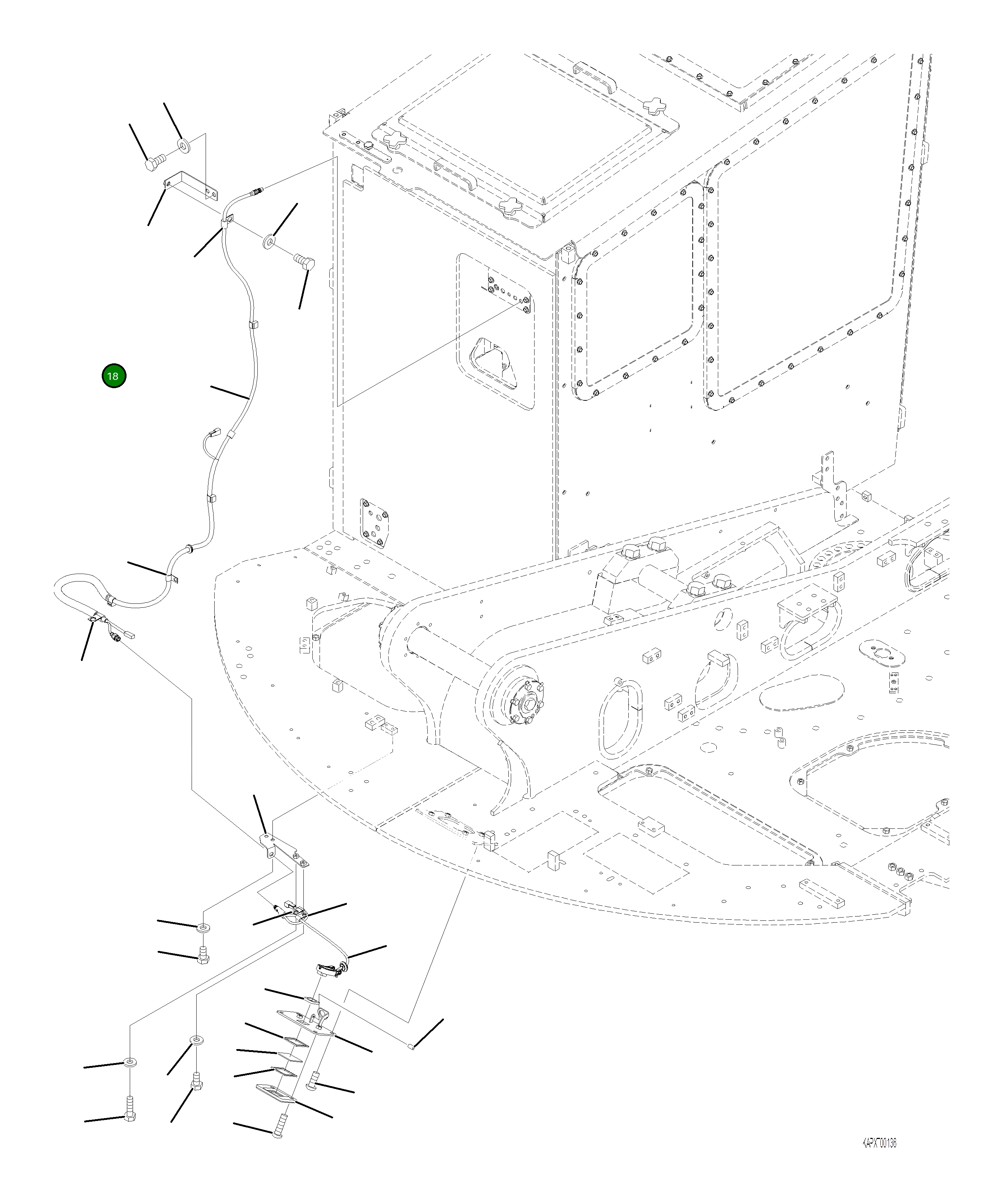 Стекло 4A1-46-21621 Komatsu