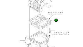 Проставка YM119305-01760 Komatsu