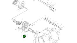 Прокладка 101-Z61-1261 Komatsu