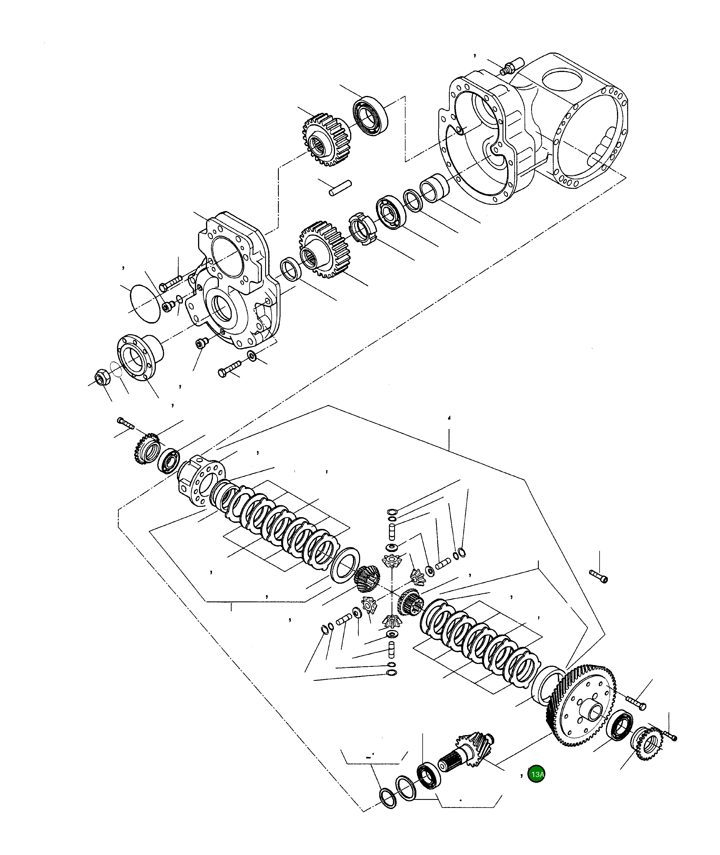 Привод 42W-22-H0P67 Komatsu