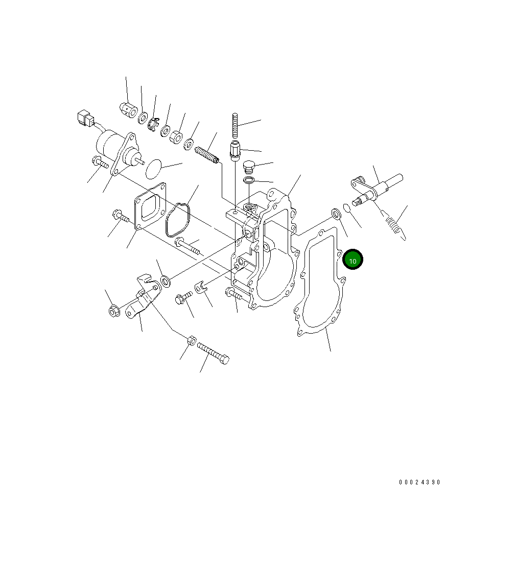 Регулировочная прокладка 461-536 Komatsu