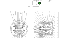 Поршень YM172423-73630 Komatsu