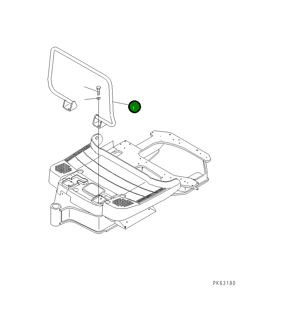 Стойка 20M-54-81612 Komatsu