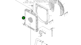 Радиатор TR11615311002 Komatsu