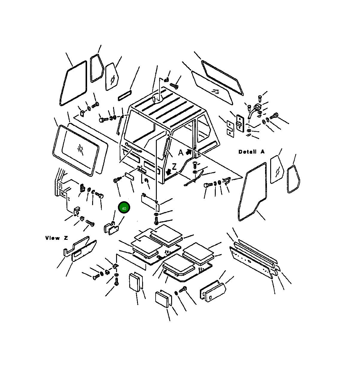 Ручка 561-54-62880 Komatsu
