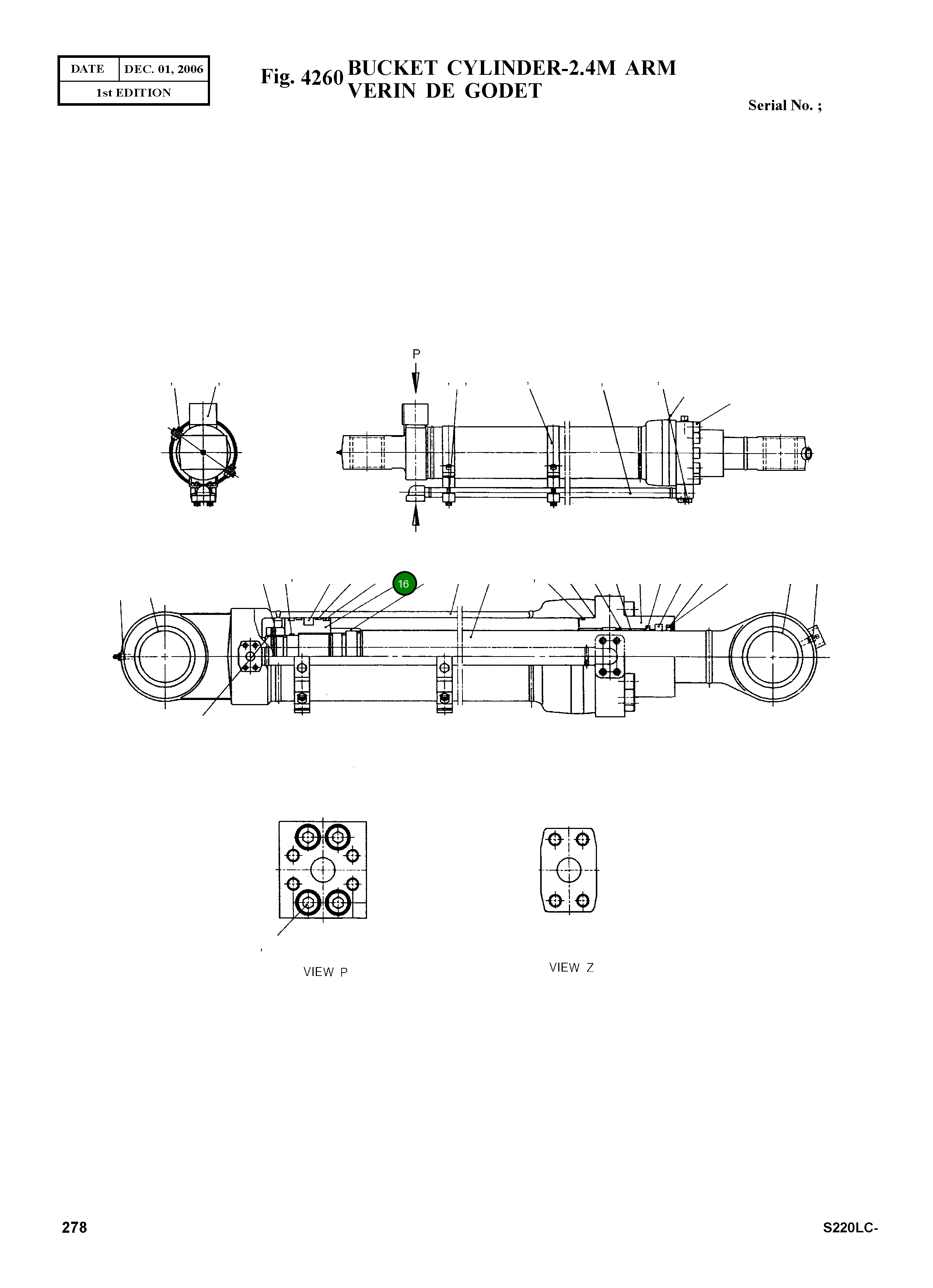 Поршень 1.409-00112 Komatsu