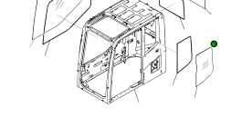 Стекло 20Y5311271 Komatsu
