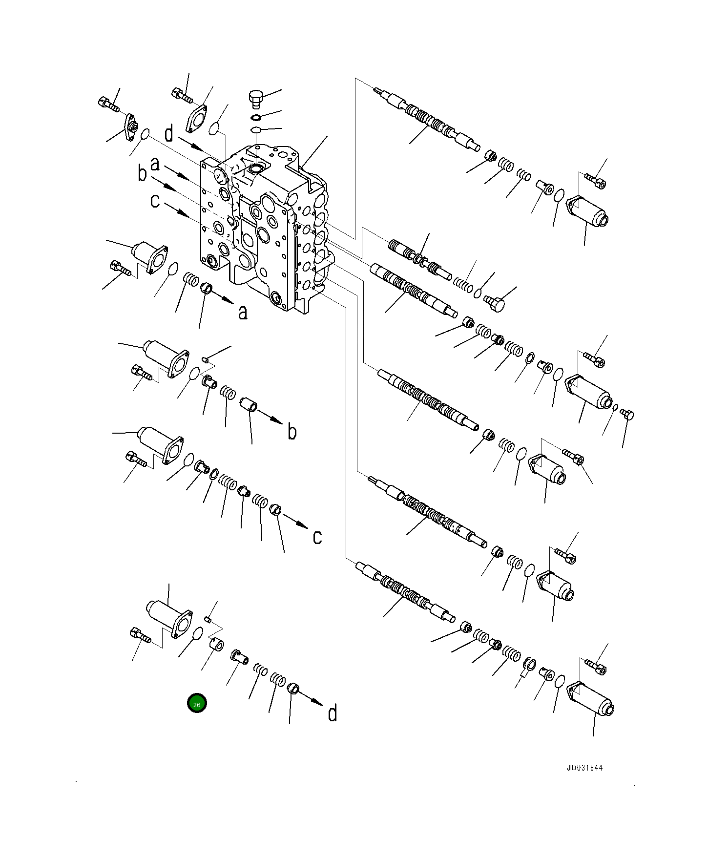Проставка 709-94-92950 Komatsu