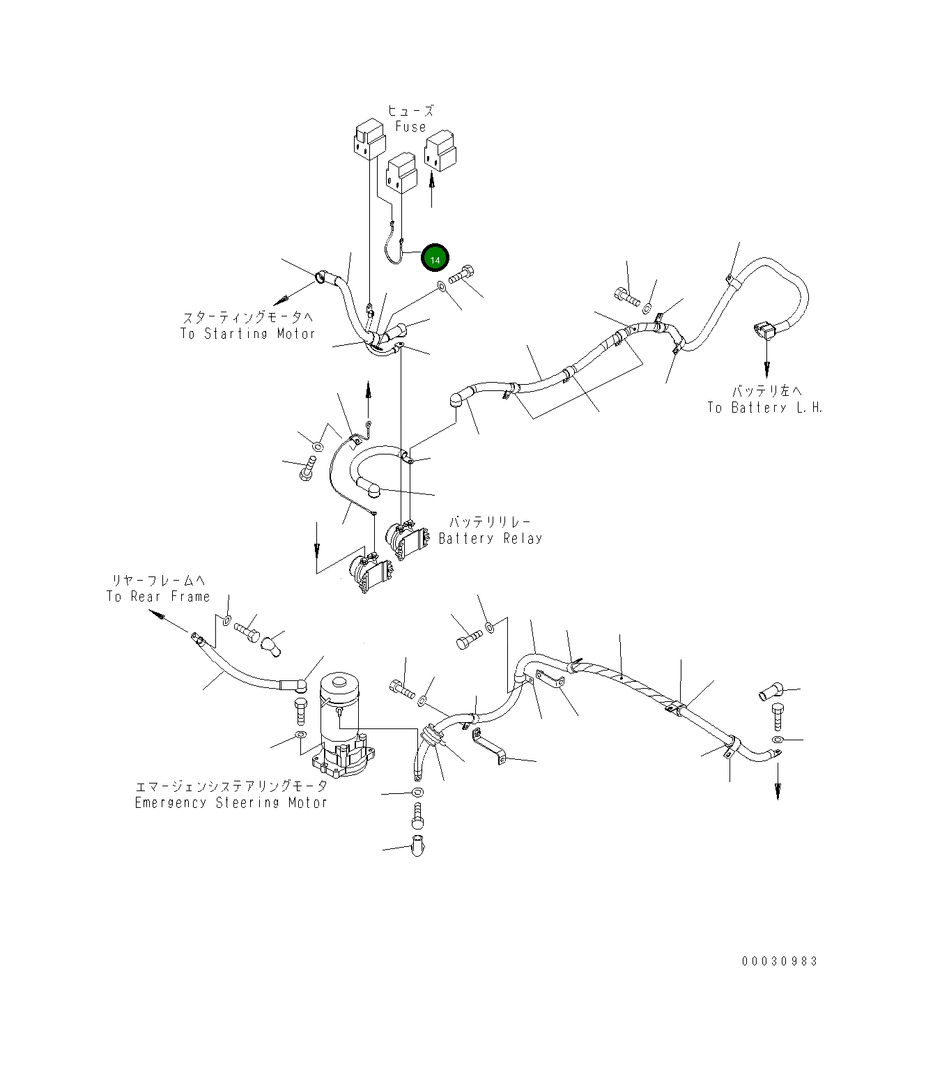 Провод 423-06-32370 Komatsu