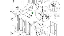Стенка 642 035 40 Komatsu