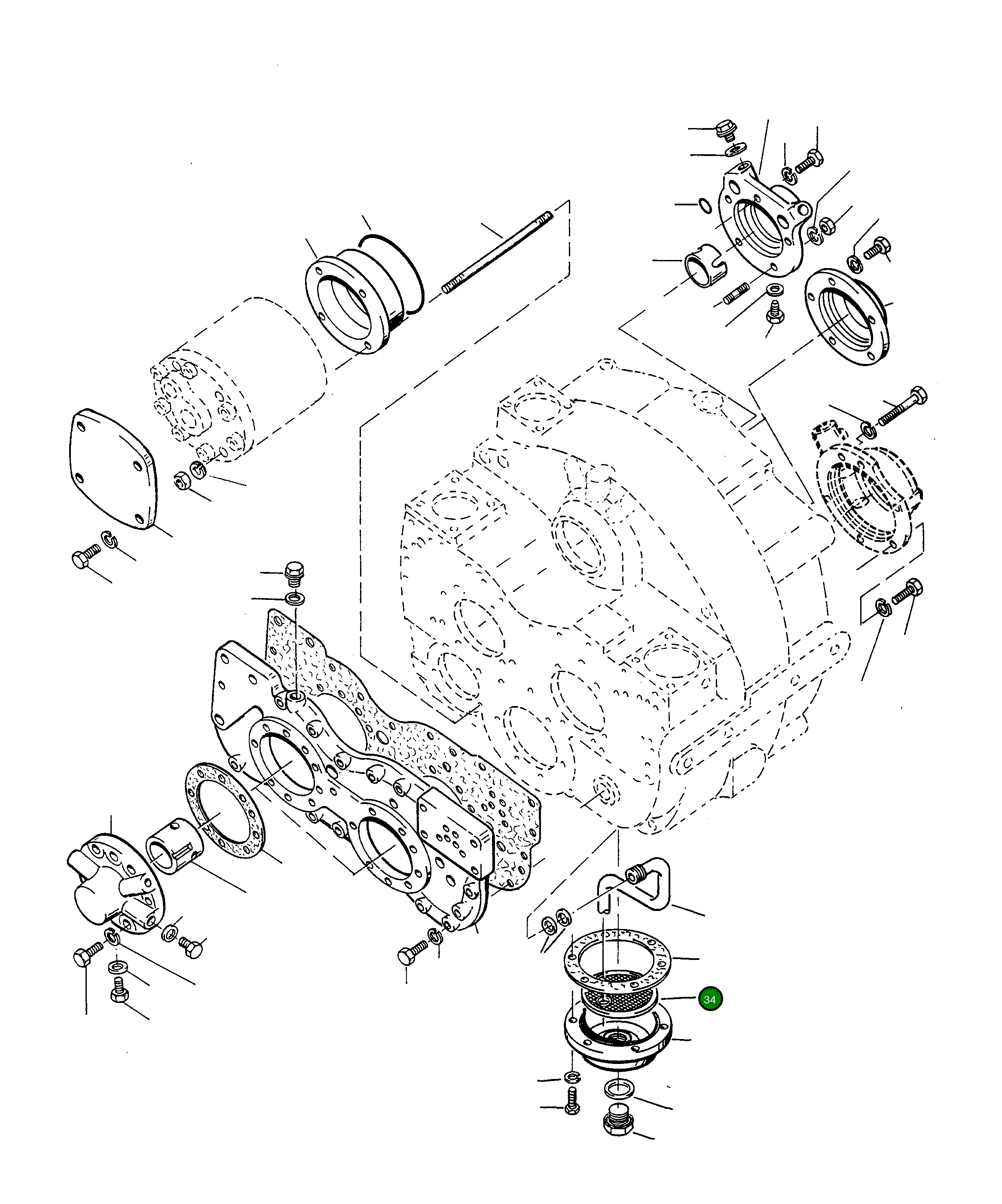 Сито 2979445M1 Komatsu