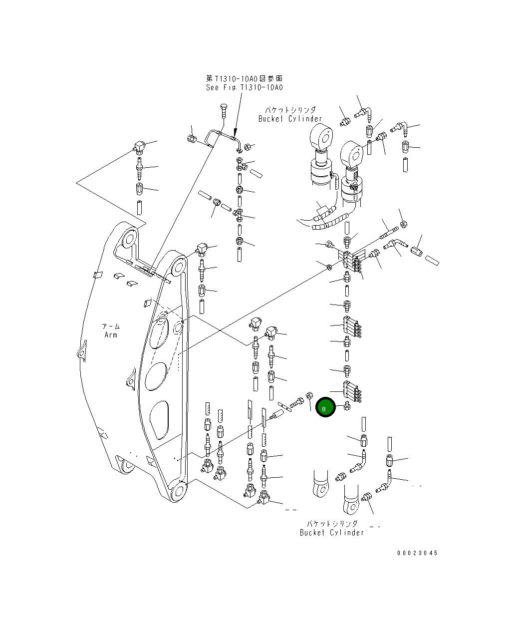 Пробка DM32467240 Komatsu
