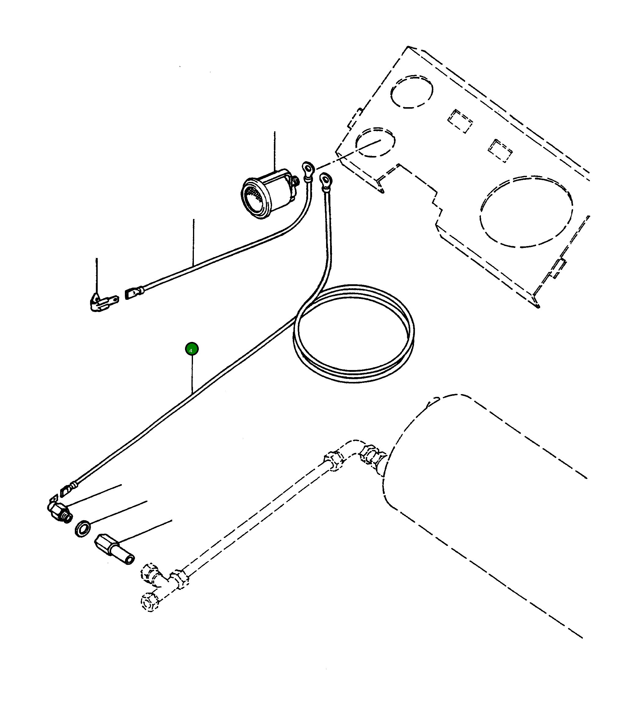 Провод 2969653M1 Komatsu