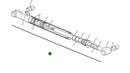 Поршень 391965015 Komatsu
