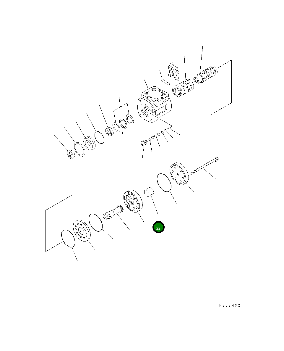 Проставка 23B-40-11430 Komatsu